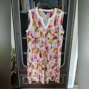Nina Leonard Colorful Dress Size XL-1X